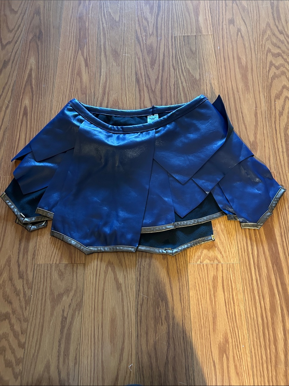 Wonder Woman Skirt with Metallic Trim